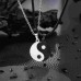 Glemay Yin Yang Necklace for Couples Matching Necklaces for Couple Relationship Gift Valentines Day Gifts for Girlfriend Boyfriend-G33