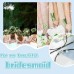 Bridesmaid Bracelets Set for 4 Bridesmaid Proposal Gifts for Wedding Day Maid of Honor Girls Women from Bride and Groom for Bridal Wedding Jewelry-D01-4pcs