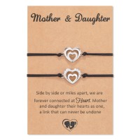 Glemay Mother and Daughter Bracelet Set Mommy and Me Matching Bracelets Back to School Gifts-G38-2p