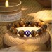 Evil Eye Bracelet for Men Natural Stone Bracelet Protection Good Luck Amulet for Boy-G43-Classic-tiger